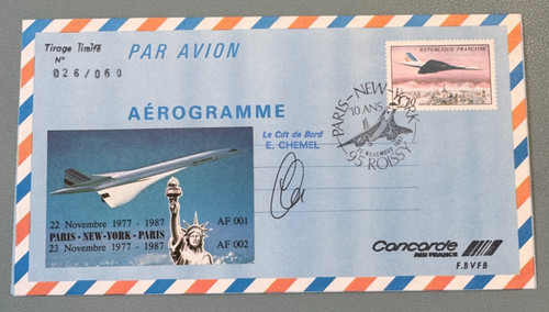 Concorde aerogramm jahre - concorde, 10