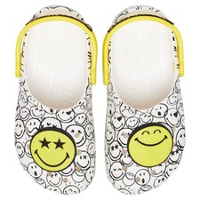 Crocs Kinder Classic Smiley World Charm 207978-94S Gr.28-39