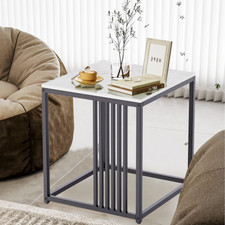 Beistelltisch Weiß Marmor