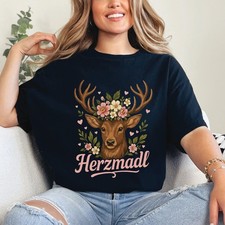 Herzmadl Hirsch Damen T-Shirt