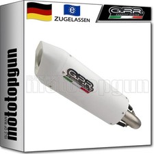 auspuff zugelassen alu weiss gpr fur kawasaki zr7 - s 1999 99 2000 00 2001 01
