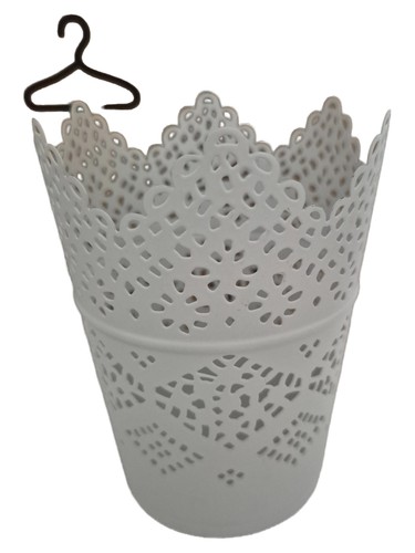 Ikea übertopf weiß metall - ikea,