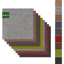 Teppichfliesen Selbstklebende 30x30cm Teppichboden 20x-50x-100x/ 1,8m²-4,5m²-9m²