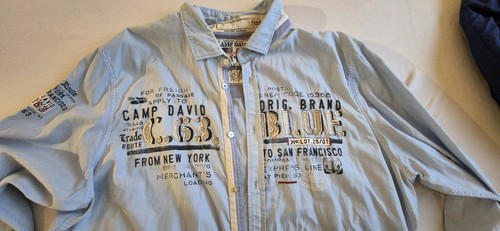 Camp david langarmhemd - david,