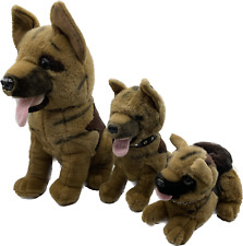 3x Kommissar Rex Schäferhund 1996 Vintage Stofftier Plüsch SAT.1 - 3 Größen