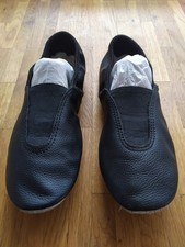  Turnschläppchen Schwarz Gr. 36 ♀️(Leder)