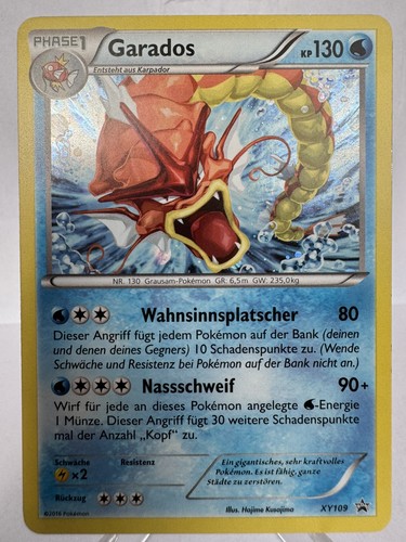 Pokemon karte garados - garados, holo
