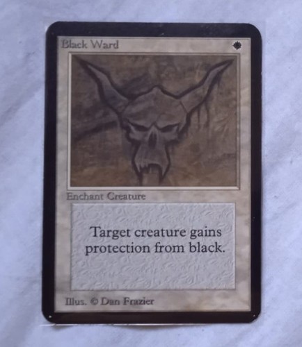 Black ward alpha edition - black,