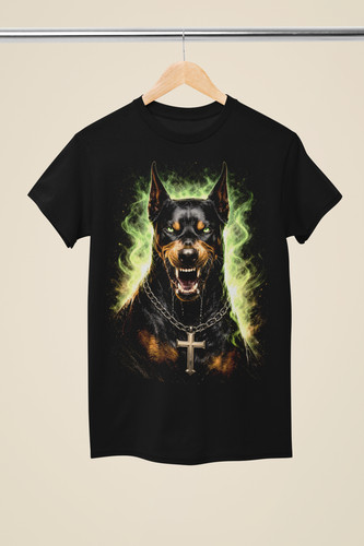 Dobermann cross graphic - cross,