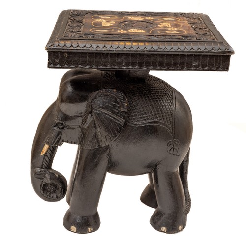 Großer indischer holz elefant - großer, holz-elefant