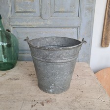 C2068 Alter Zink Eimer | mit