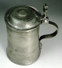 Vintage: Sehr alter Zinnkrug