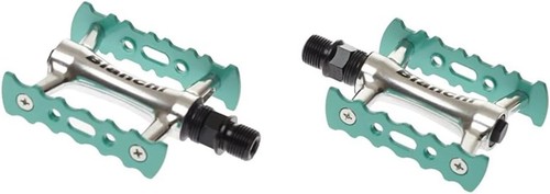 Bianchi flat pedal - pedal, celeste