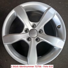 Audi A1 8X 15"Zoll Alufelge original 8X0 071 495 1 Stück (610)