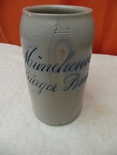 Steinzeug Bierkrug München Brauereikrug Brauerei Münchener Bürgerbräu 1 Liter