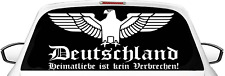 Deutschland Adler ❗XXL❗️Reichsadler Heckscheiben Aufkleber Heimatliebe 100x59cm!