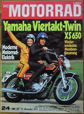 Das Motorrad 24/71 Test Yamaha