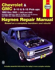 1982 - 1993 Chevrolet S-10 &