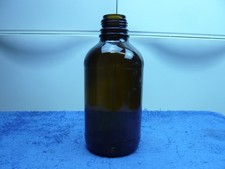 Glasflasche Flasche braun + Deckel 1 Liter Labor Brennen Maische Likör Apfelsaft