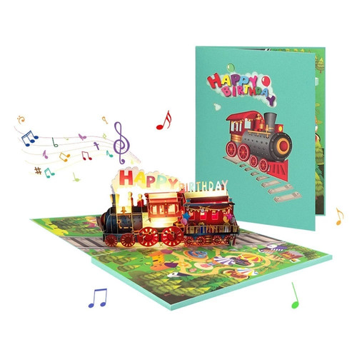 Popup geburtstagskarte mit - 3d,