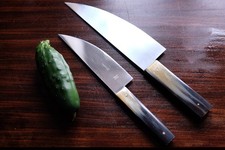 Carl Auböck Messer Set Horn Design unbenutzt 60er Amboss Austria Küchenmesser