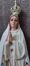 Figur/Skulptur von Fatima Madonna Maria Mutter Gottes Handbemalt