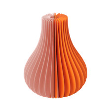 Papiervase Yuki orange mit