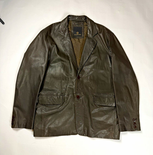 Milestone herren leder blazer - herren,