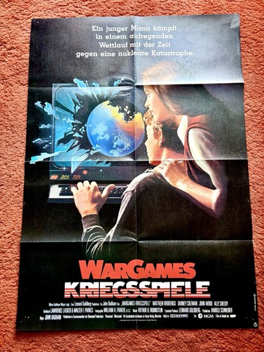 Wargames kinoplakat poster - kinoplakat, a1