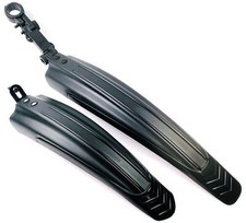 Fahrrad Schutzblech Schwarz Set 26 - 28 Zoll Vorne & Hinten Universal Kotflügel