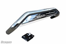 Rear Stoßstange Schutz Für Nissan Navara D40 2005 - 2016 Edelstahl Rutsch Platte