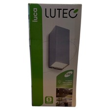 LUTEC Luca LED Aussenwandleuchte 2fach 3000 K 11W IP44 Nickelfarbig