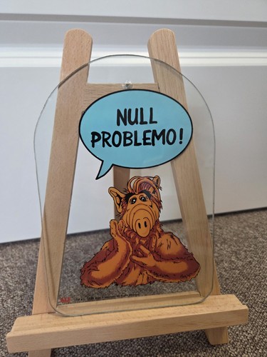 Alf glasbild aufhänger - glasbild,