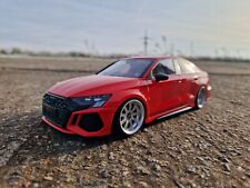 1:18 Audi RS3 Limo Tiefer Tuning mit 19 Zoll Audi RS4 Echt Alu Felgen