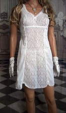 Zauberhaftes Vintage Triumph Charmeuse Spitzen Unterkleid 42 Negligee NEU (ti35)