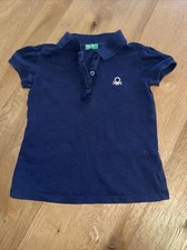 Kurzarm Poloshirt von Benetton in Größe XXS - 110