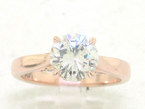 Brillant ring 750 rosegold - brillant,