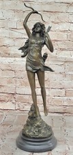 Art Deco Bronze Figur Diana