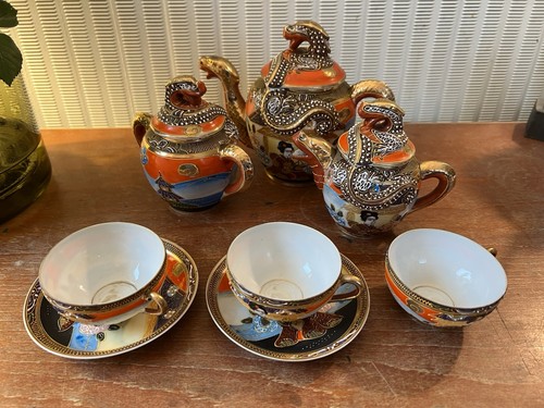 Antikes asiatisches teeservice - antikes,