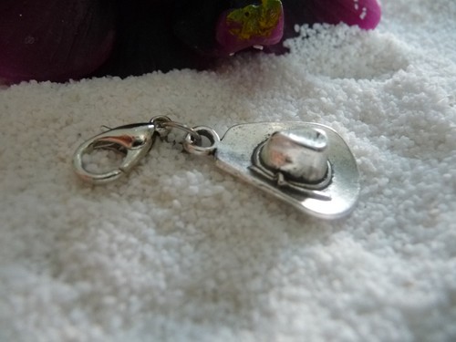 Charm cowboy hut silber - charm,