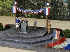 H0 Diorama, Festkomitee ( Preiser ) Länderfest Frankreich