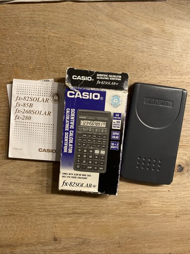 Casio solar w - fx-82, solar-w
