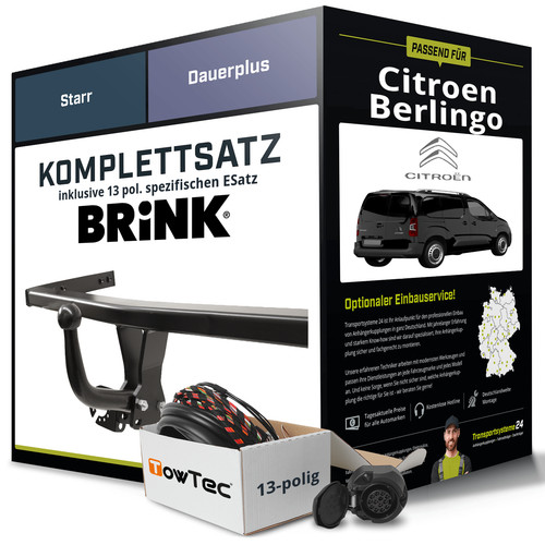 Anhängerkupplung brink starr - anhängerkupplung,