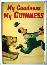 Mini-Blechschild Guinness -