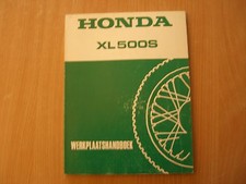Werkplaatshandboek Honda XL 500 S Werkstatthandbuch (Niederländisch)