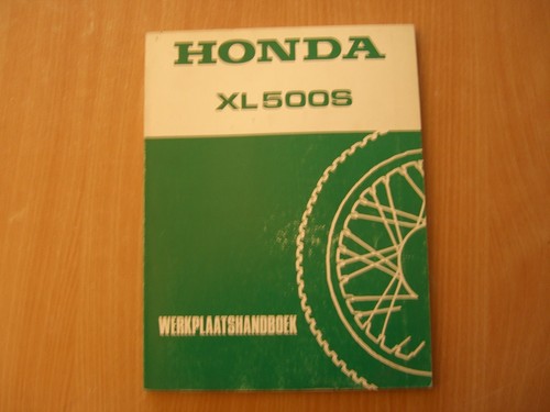 Werkplaatshandboek honda - werkplaatshandboek, xl