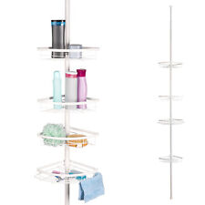 B-Ware bremermann Teleskop-Eckregal, 4 Körbe, bis max. ca. 290 cm, weiß