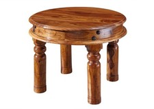 Couchtisch rund Akazie 60x60x45 honig lackiert OXFORD #0329