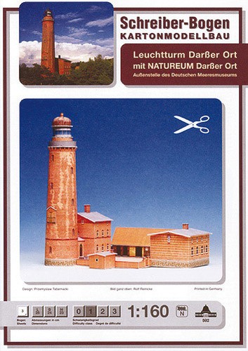 Kartonmodell leuchtturm - kartonmodell,
