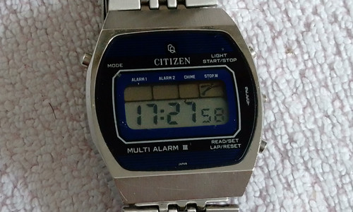 Citizen vintage multialarm iii - citizen,